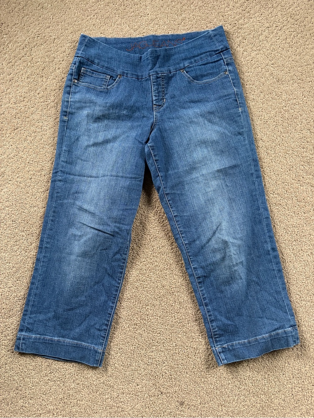 Jag Jeans Medium Blue Cropped Ankle Denim
